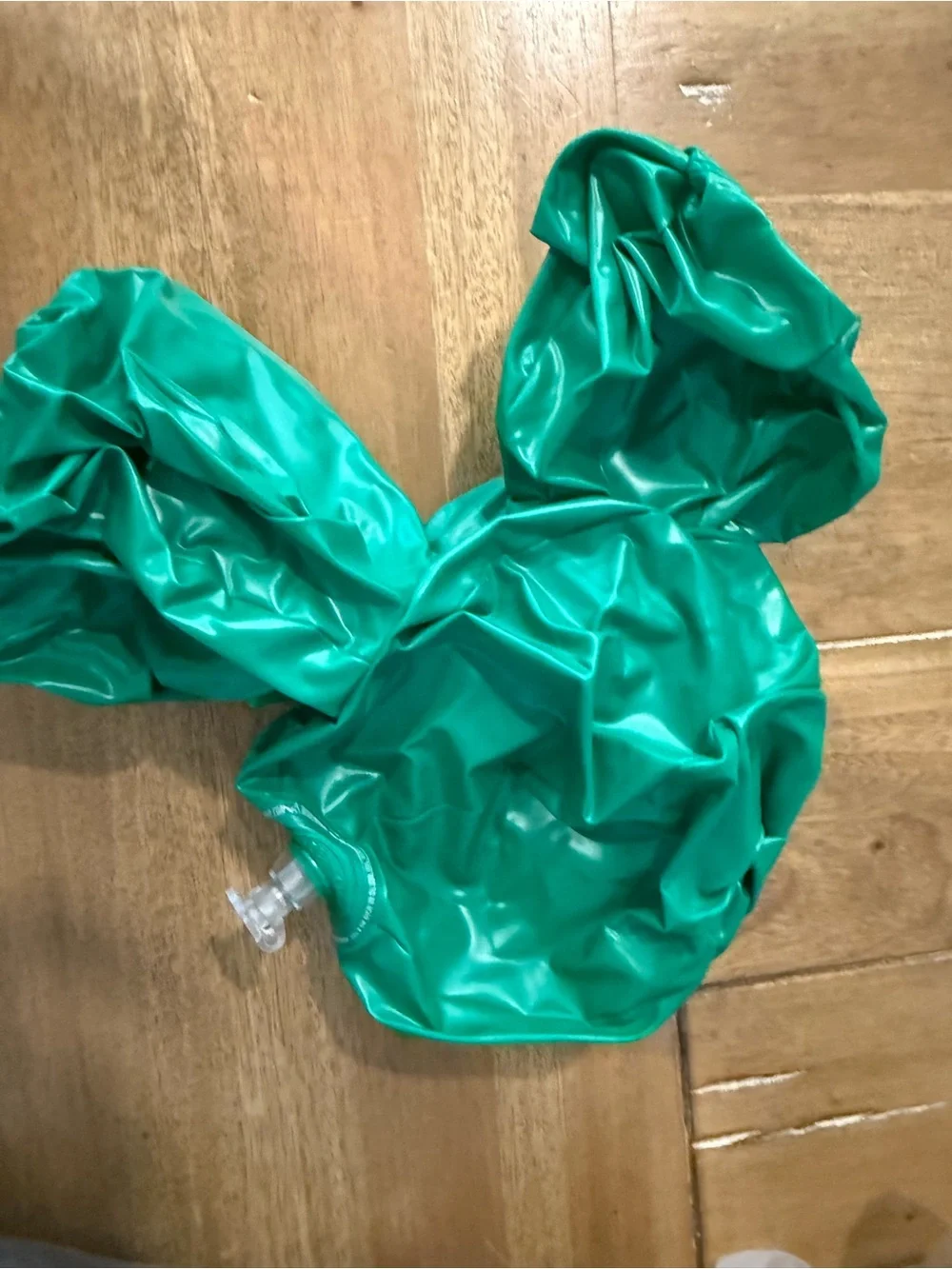 NEW!! Two Minnidip Satin Green Balloon Garland - 3-Cluster